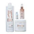 Brae Divine Shampoo Antifrizz 1L+Mascara 500g+Serum 60ml+Ampola 13ml