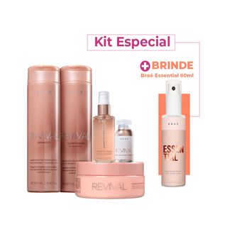 Brae Revival Kit Reconstrução Home Care (5 Produtos)