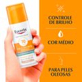 Protetor Solar Facial Antioleosidade Eucerin Sun Oil Control Médio FPS 70 50 ml Média