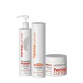 Kit Acquaflora Forma Curvas Shampoo Creme de Pentear Crespos e Gelatina Intensa (3 produtos)