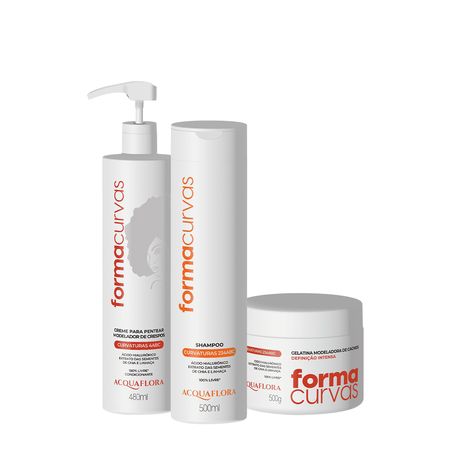 Kit-Acquaflora-Forma-Curvas-Shampoo-Creme-de-Pentear-Crespos-e-Gelatina-Intensa-(3-produtos)--1