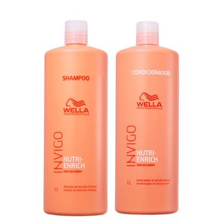 Kit Wella Professionals Invigo Nutri Enrich - Shampoo 1000 ml + Condicionador 1000 ml