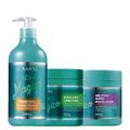 Kit Lowell Cacho Mágico - Shampoo 500 ml + Máscara 450 g + Gelatina 450 g