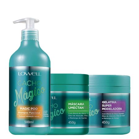 Kit-Lowell-Cacho-Mágico---Shampoo-500-ml-+-Máscara-450-g-+-Gelatina-450-g--1