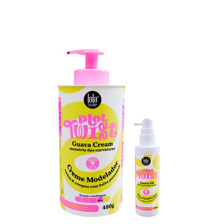 Kit-Lola-Cosmetics-Plot-Twist---Óleo-Capilar-90-ml-+-Creme-Modelador-480-g-Kit-Lola-Cosmetics-Plot-Twist---Óleo-Capilar-90-Ml-+-Creme-Modelador-480g--1