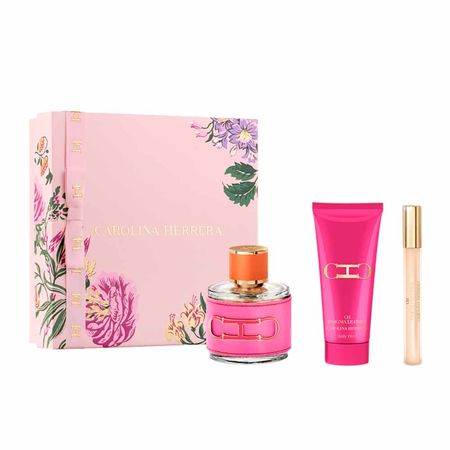 Carolina-Herrera-Insignia-Leather--Coffret---Perfume-Feminino-EDP-+-Creme-Corporal-+-Travel-Size-Kit--1