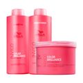 Kit Wella Professionals Invigo Color Brilliance - Shampoo 1000 ml + Condicionador 1000 ml + Máscara 500 ml