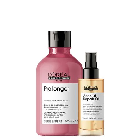 Kit-L'Oréal-Professionnel-Serie-Expert-Pro-Longer---Shampoo-300-ml-+-Óleo-90-ml--1