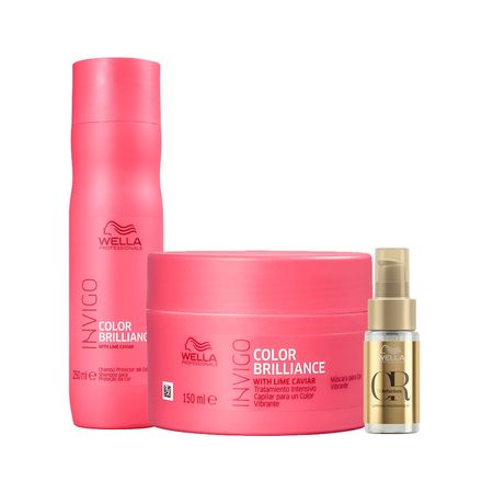 Kit-Wella-Professionals-Invigo-Color-Brilliance---Shampoo-250-ml-+-Máscara-150-ml-+-Óleo-Capilar-30-ml--2