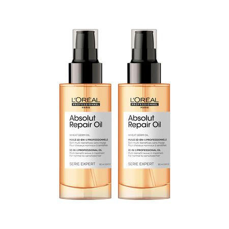 Kit-L'Oréal-Professionnel-Serie-Expert-Absolut-Repair-Gold-Quinoa---Óleo-Capilar-Protein-10-in-1-90-ml---2-Unidades--2