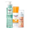 Eucerin Kit - Sérum Facial + Gel de Limpeza + Protetor Solar Facial Kit