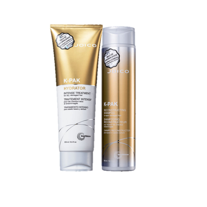 Joico K-PAK Shampoo 300ml Hidratação 250ml