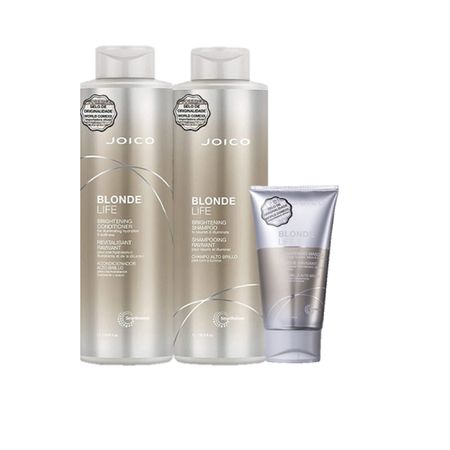 Joico-Blonde-Life-Brightening-Shampoo-1L-Condicionador-1L-Mascara-150ml--1