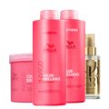 Kit Wella Professionals Invigo Color Brilliance - Shampoo 1000 ml + Condicionador 1000 ml + Máscara 500 ml + Óleo Capilar 100 ml