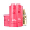 Kit Wella Professionals Invigo Color Brilliance - Shampoo 1000 ml + Condicionador 1000 ml + Máscara 500 ml + Óleo Capilar 100 ml