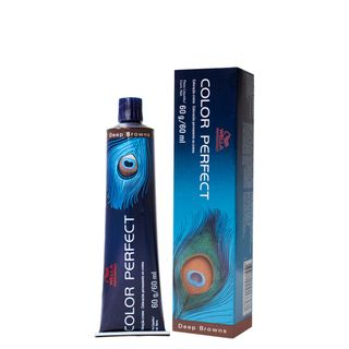 Coloração Wella Professionals Color Perfect Deep Browns 4/77 Castanho Marrom Intenso 60 ml 4/77 Castanho Marrom Intenso