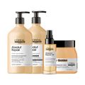 Kit L'Oréal Professionnel Serie Expert Absolut Repair Gold Quinoa - Shampoo 750 ml + Condicionador 750 ml + Máscara Golden 500 g + Óleo 90 ml