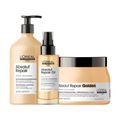 Kit L'Oréal Professionnel Serie Expert Absolut Repair Gold Quinoa - Shampoo 750 ml + Máscara Golden 500 g + Óleo 90 ml