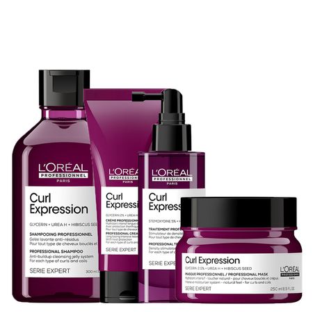 Kit-L'Oreál-Professionnel-Serie-Expert-Curl-Expression-Home-Care-com-Sérum-90-ml-+-3-Produtos--1