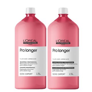 Kit L'Oréal Professionnel Serie Expert Pro Longer – Shampoo 1500 ml + Condicionador 1500 ml
