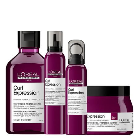 Kit-L'Oreál-Professionnel-Serie-Expert-Curl-Expression-Home-Care-com-Máscara-Rich-500-ml-+-3-Produtos--1