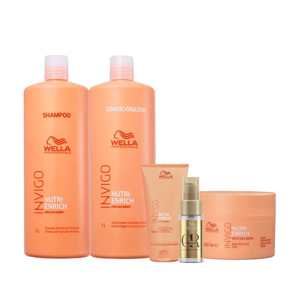 Kit Wella Professionals Invigo Nutri-Enrich Tratamento (5 produtos)