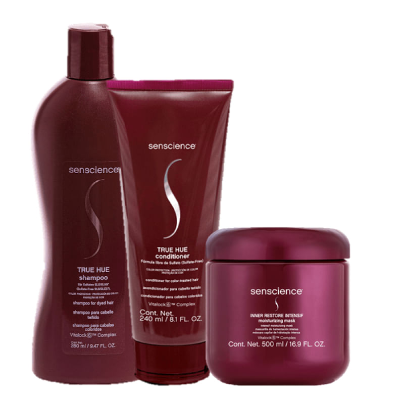 Senscience True Hue Duo Home Care e Inner Restore Intensif Moisturizing Mask 500ml