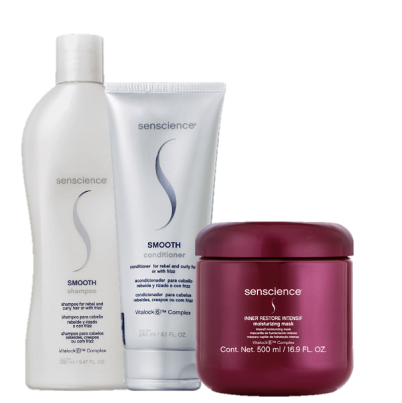 Senscience Smooth Duo Home Care e Inner Restore Intensif Moisturizing Mask 500ml