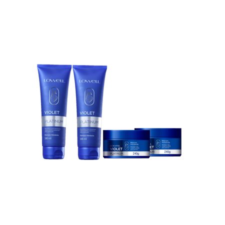 Kit-Lowell-Violet-Platinum-Shampoo-e-Máscara-Matizadora-Cabelos-Loiros-(4-produtos)--1