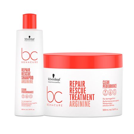 Kit-Capilar-Schwarzkopf-Professional-BC-Bonacure-Repair-Rescue---Shampoo-500-ml-+-Máscara-de-Reconstrução-500-ml--2