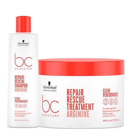 Kit-Capilar-Schwarzkopf-Professional-BC-Bonacure-Repair-Rescue---Shampoo-500-ml-+-Máscara-de-Reconstrução-500-ml--1