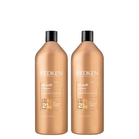 Kit-Redken-All-Soft---Shampoo-1000-ml---2-Unidades--1