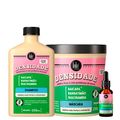 Kit Lola Cosmetics Reparação Densidade - Shampoo 250 ml + Máscara de Reconstrução  230 g + Tônico Capilar 25 ml