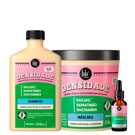 Kit-Lola-Cosmetics-Reparação-Densidade---Shampoo-250-ml-+-Máscara-de-Reconstrução--230-g-+-Tônico-Capilar-25-ml--1