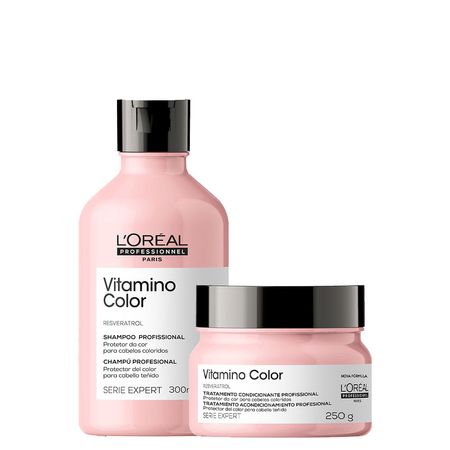 Kit-L'Oréal-Professionnel--Serie-Expert-Vitamino-Color---Shampoo-300-ml-+-Máscara-250-g--1