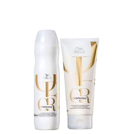 Kit Wella Oil Reflections - Shampoo 250 ml + Condicionador 200 ml Kit Wella Oil Reflections - Shampoo 250 ml + Condicionador 200 ml