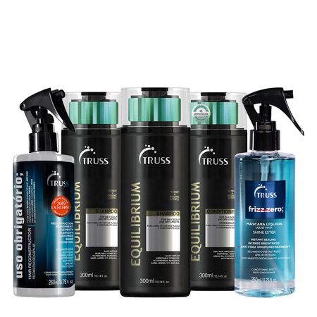 Kit-Truss-Equilibrium-Shampoo-Condicionador-Frizz-Zero-Uso-Obrigatório-(5-produtos)--1