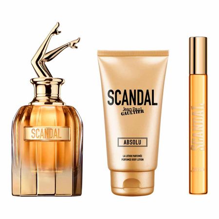 Jean-Paul-Gaultier-Scandal-Absolu-Coffret-Perfume-Feminino-Parfum-+-Creme-Corporal-+-Travel-Size-Kit--2