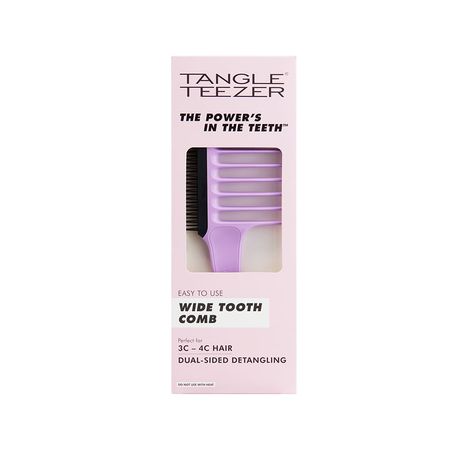 Pente-para-Desembaraçar-Tangle-Teezer-Combs-Wide-Tooth-Lilás-e-Preto-Lilás-e-Preto--6