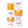 Protetor Solar Facial Matte Eucerin Pigment Control Tinted FPS 70 Média 50 ml Média
