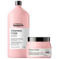 Kit L'Oréal Professionnel Serie Expert Vitamino Color Resveratrol Shampoo 1500ml + Máscara 500g (2 Produtos)