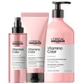 Kit L'Oréal Professionnel Serie Expert Vitamino Color Shampoo 750ml +Condicionador 200ml + Leave-in 190ml (3 Produtos)