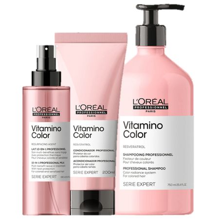 Kit-L'Oréal-Professionnel-Serie-Expert-Vitamino-Color-Shampoo-750ml-+Condicionador-200ml-+-Leave-in-190ml-(3-Produtos)--1