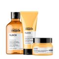 Kit L'Oréal Professionnel Serie Expert NutriOil Shampoo Condicionador e Máscara P (3 produtos)