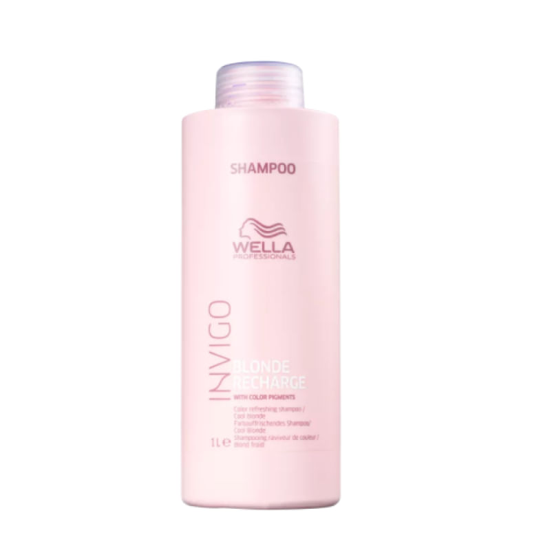 Wella Professionals Invigo Blonde Recharge - Shampoo Desamarelador 1L