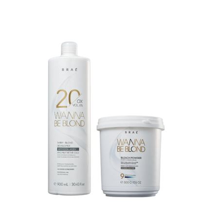 BRAÉ-Wanna-Be-Blond-6%-Água-Oxigenada-20-Volumes-900ml+Pó-Descolorante-500g--1