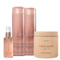 Kit Brae Revival Reparação Shine Fiber Mask Especial  (4 Produtos)