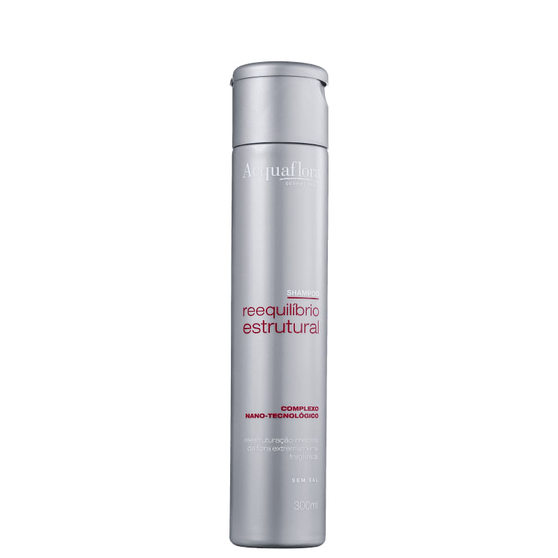 Shampoo sem Sal 300ml - Acquaflora Reequilíbrio Estrutural