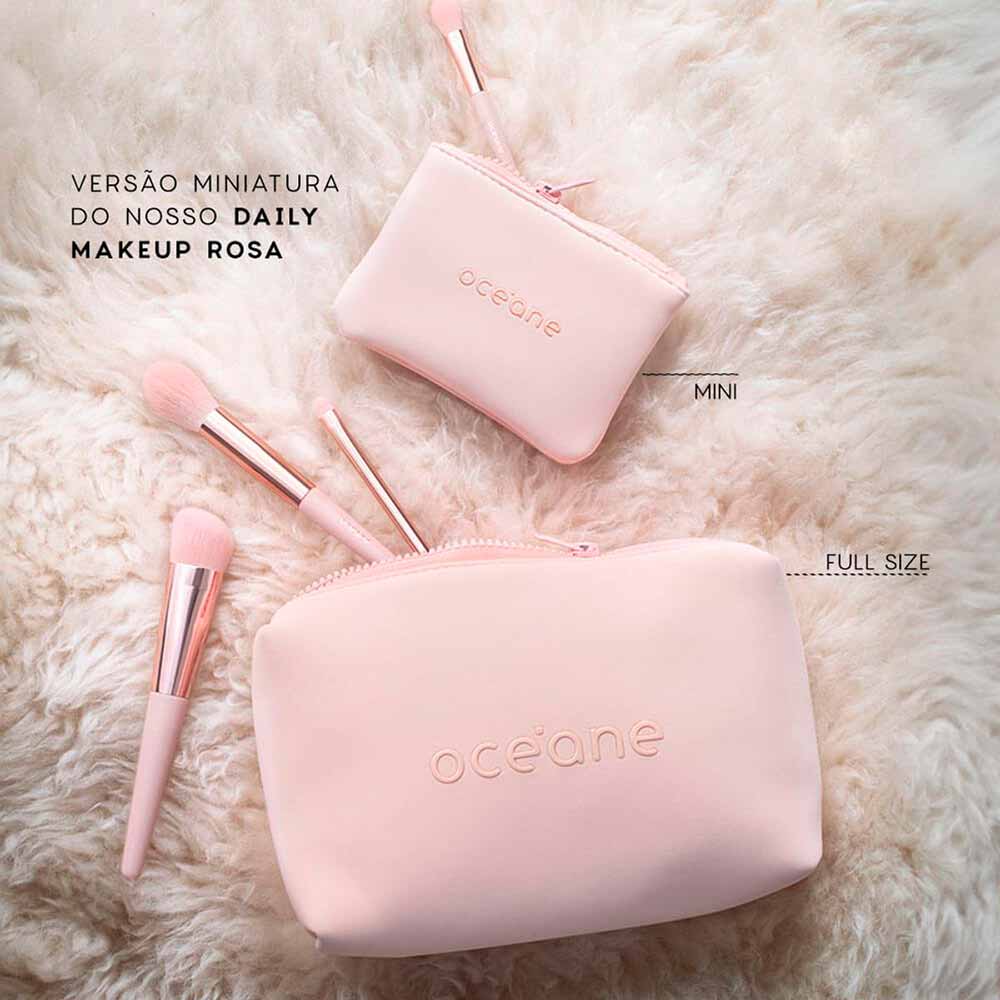 Mini Nécessarie Océane Daily Makeup Rosa