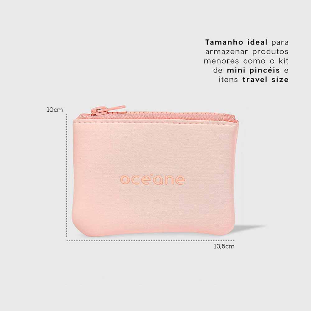Mini Nécessarie Océane Daily Makeup Rosa